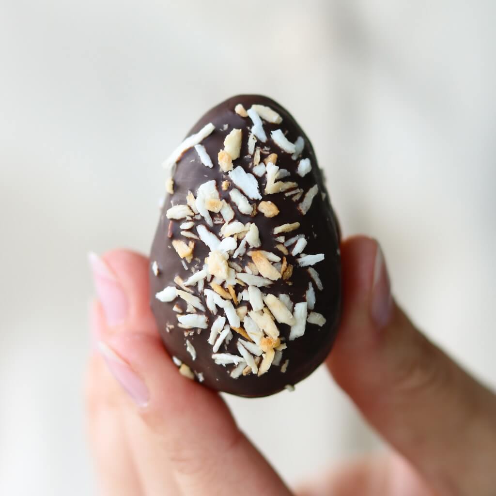 Kokos Marcipan Påskeæg - glutenfri og vegansk
