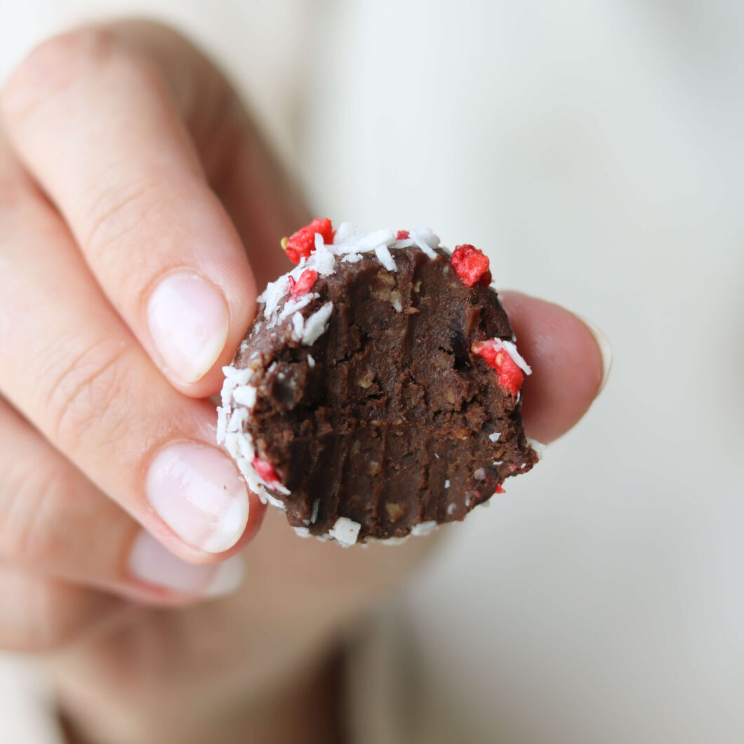 Madpakke Romkugler med sorte bønner