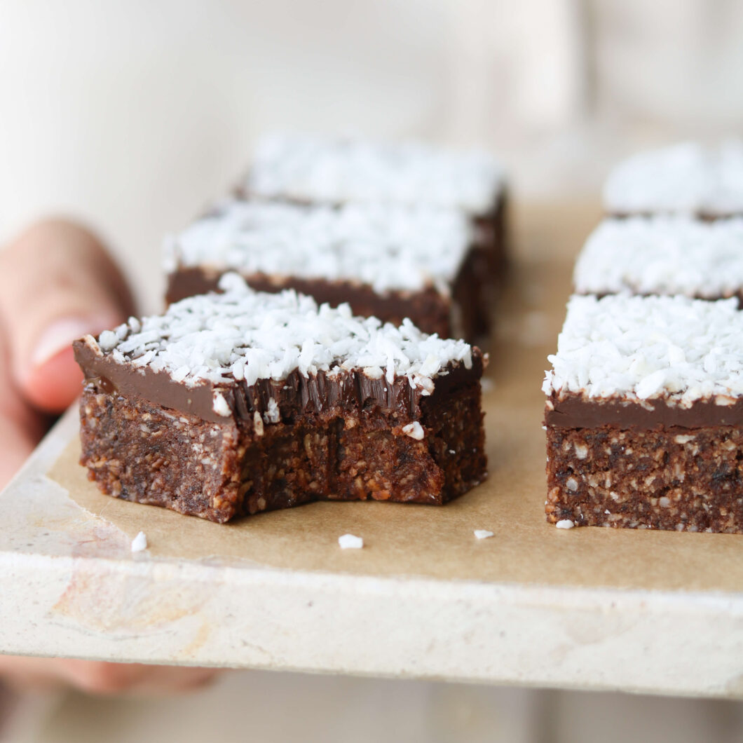 No Bake Kokos Brownies