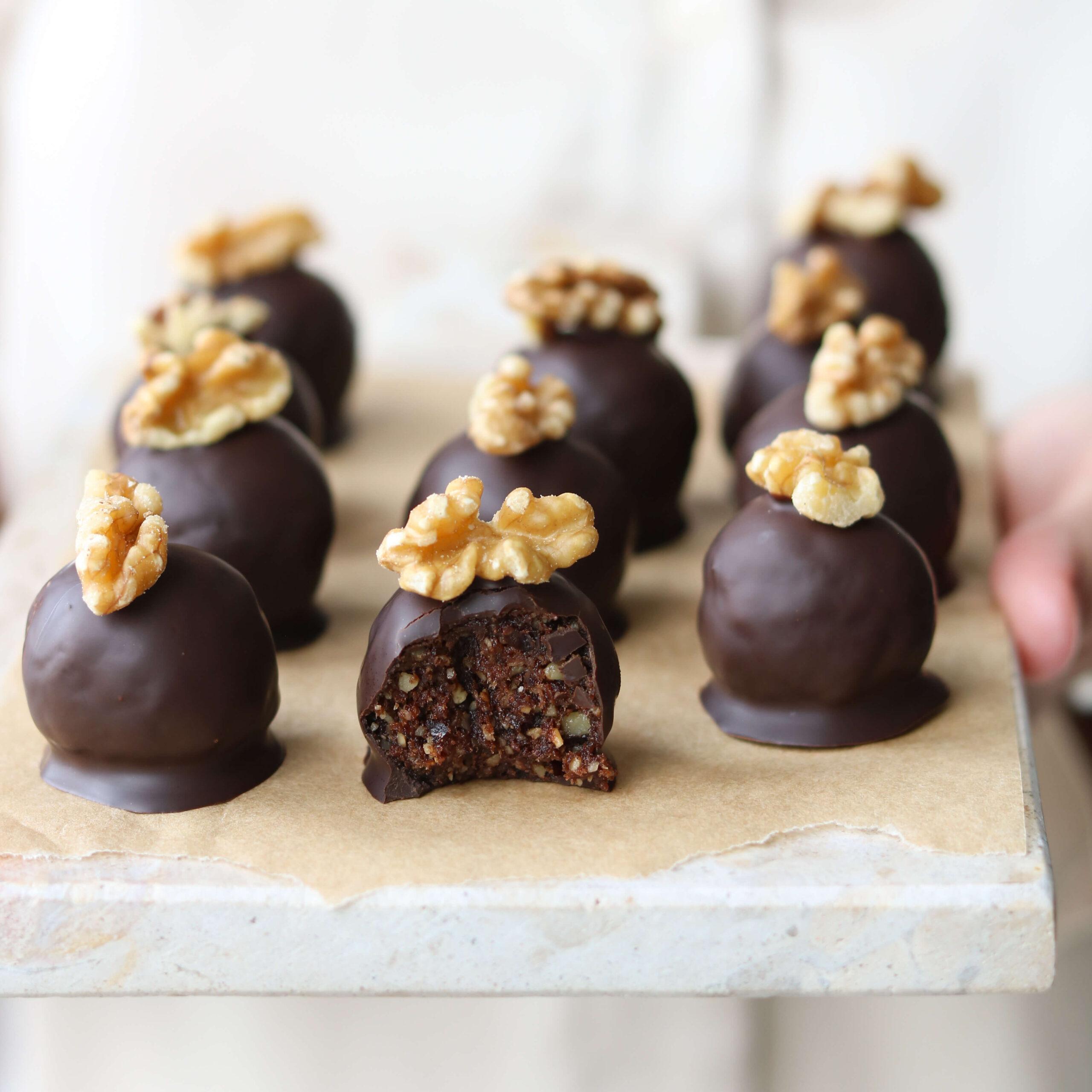 Choko Orange Dadelkugler - glutenfri og vegansk