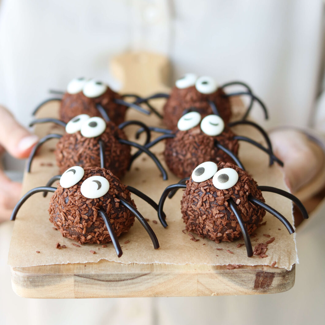 Edderkoppe Romkugler med sorte bønner