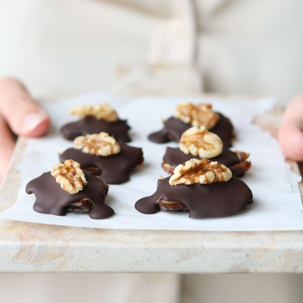 Dadel bites med appelsin